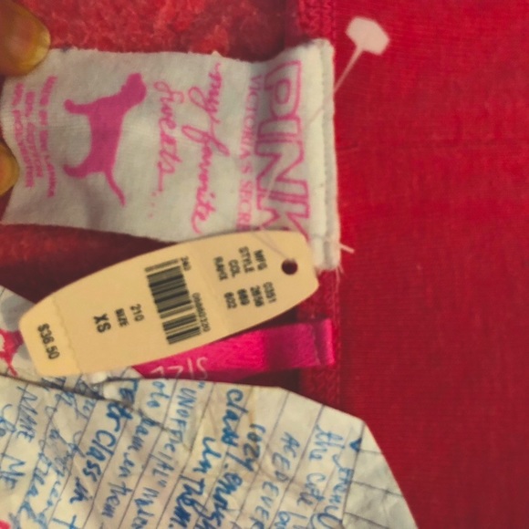 Pink cute pink sweatpants with dog patches new XS - Picture 5 of 6